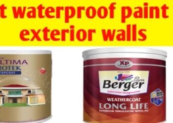 Best waterproof paint for exterior walls and waterproofing - Civil Sir ...